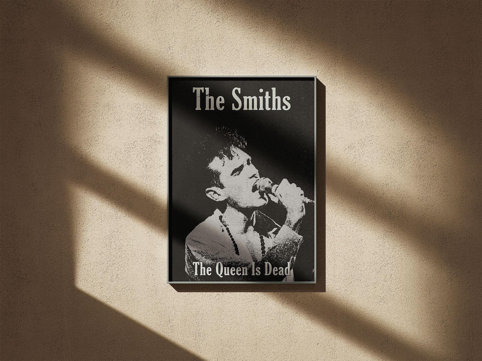 FABIVA The Smiths Poster The Queen Is Dead Album Cover Canvas Poster Wall Art Print Quadro Quadro Quadro per soggiorno camera da letto Cornice 50 x 50 cm