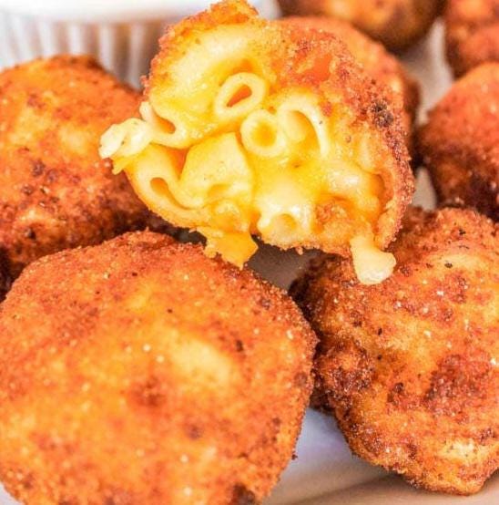 Homemade Mac & Cheese bites