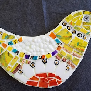 Boho Mosaic bird OOAK