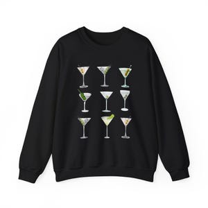Dirty Martini Sweatshirt: Cocktail Lover Gift, Bar Apparel image 4