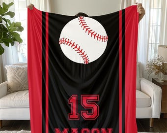 Baseball Blanket: Soft Cozy Throw, Game Day Gift
