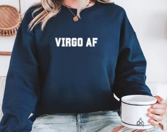 Moletom Virgo AF: Presente unissex de astrologia e zodíaco