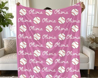 Baseball Blanket: Soft Cozy Throw, Game Day Gift