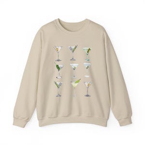 Dirty Martini Sweatshirt: Cocktail Lover Gift, Bar Apparel image 7