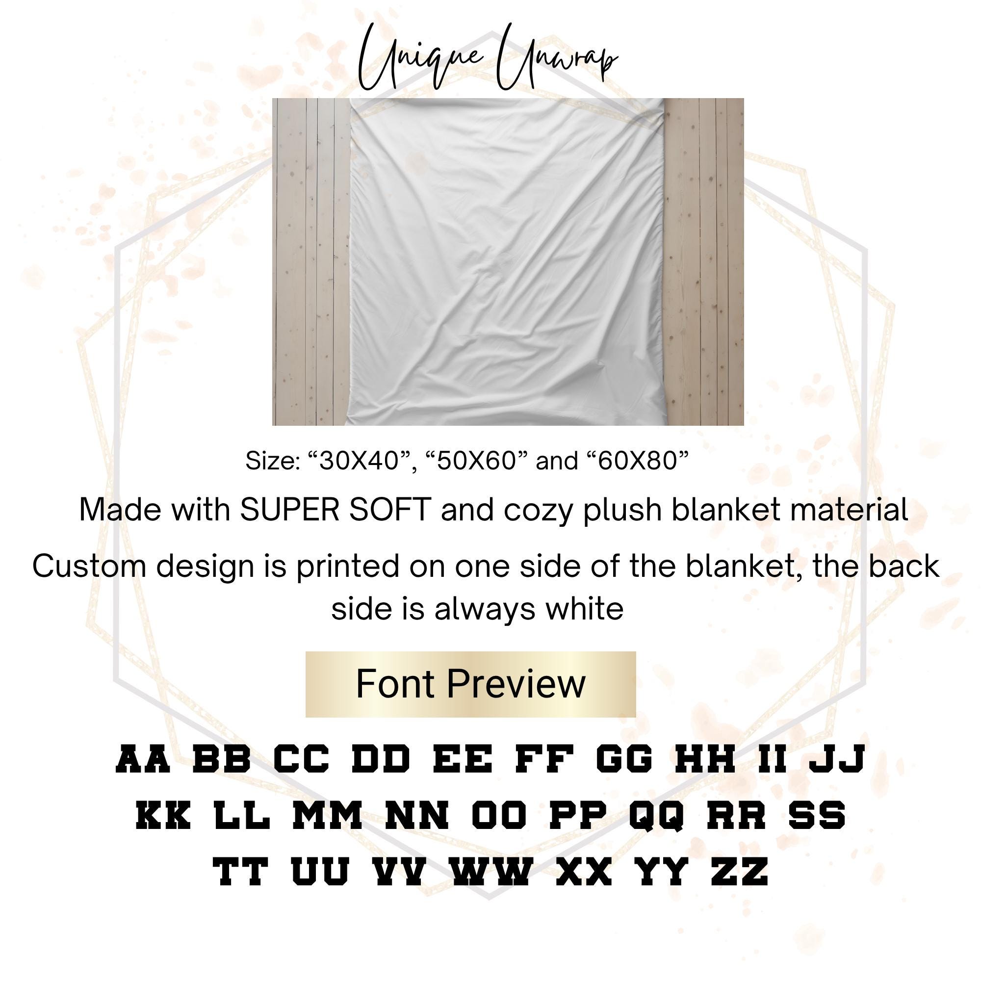 Softball Blanket, Softball Gift, Custom Softball Team Blanket, Softball Coach Gift, Softball Mom Gift, Personalized Softball Blanket