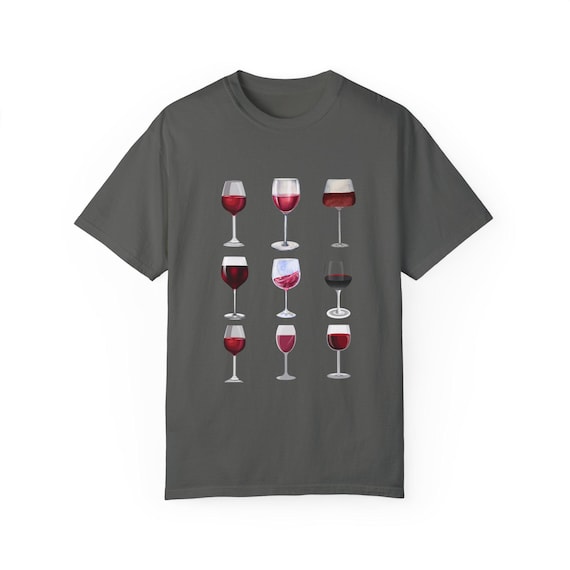 Red Wine Glasses T-shirt: Wine Lover Gift, Unisex Tee - Etsy