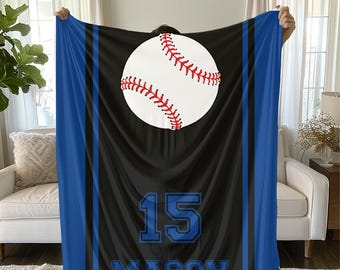 Baseball Blanket: Soft Cozy Throw, Game Day Gift