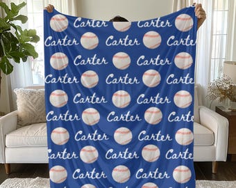 Baseball Blanket: Soft Cozy Throw, Game Day Gift