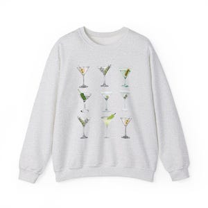 Dirty Martini Sweatshirt: Cocktail Lover Gift, Bar Apparel image 6