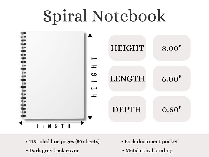 Personalized Pickleball Spiral Notebook Ruled Line, Journal, Diary
