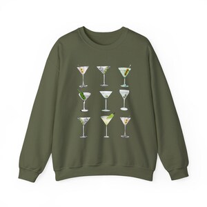 Dirty Martini Sweatshirt: Cocktail Lover Gift, Bar Apparel image 8