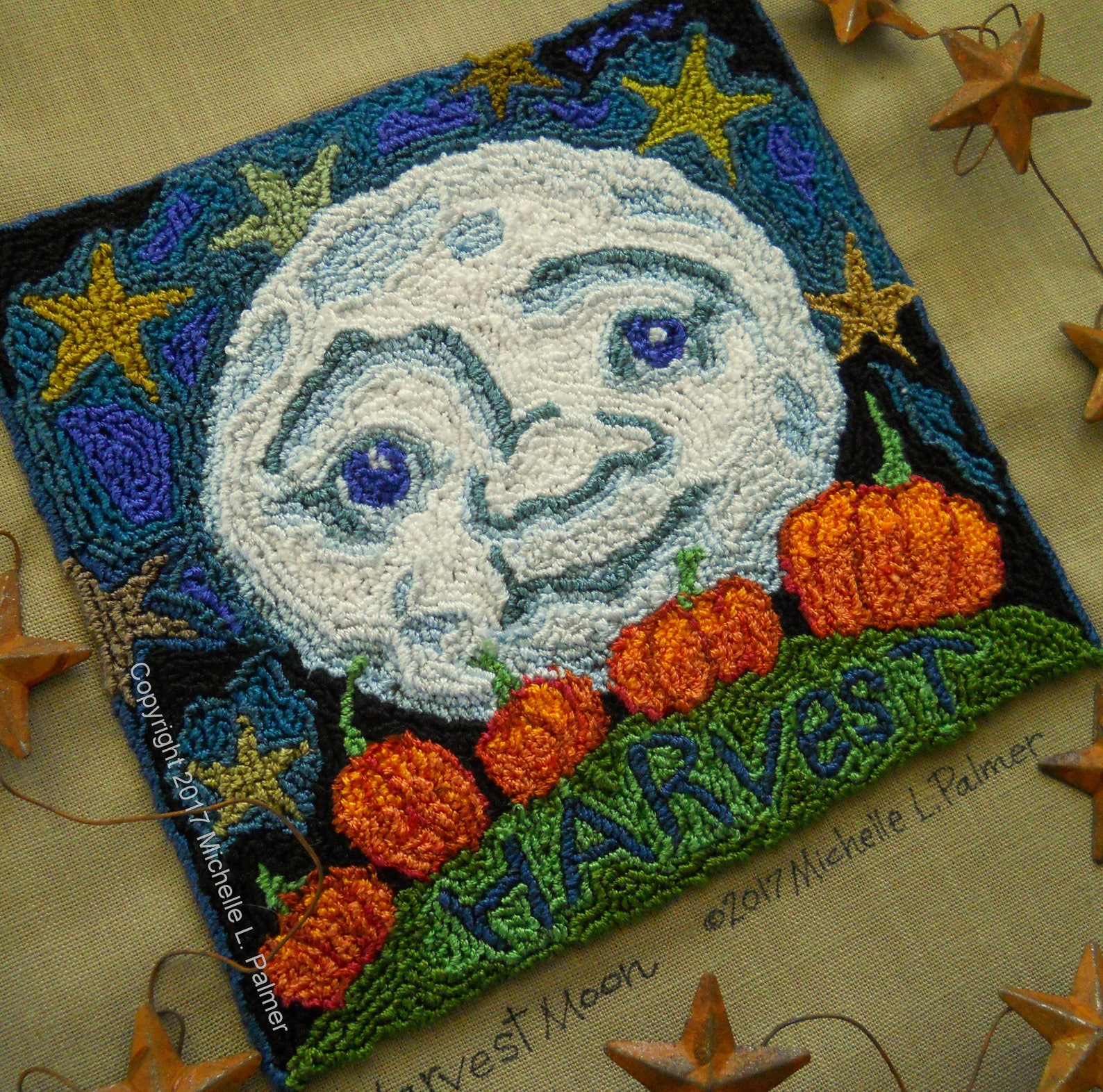 Punch Needle Embroidery Pattern DIGITAL Instant DOWNLOAD Jpeg and PDF ...