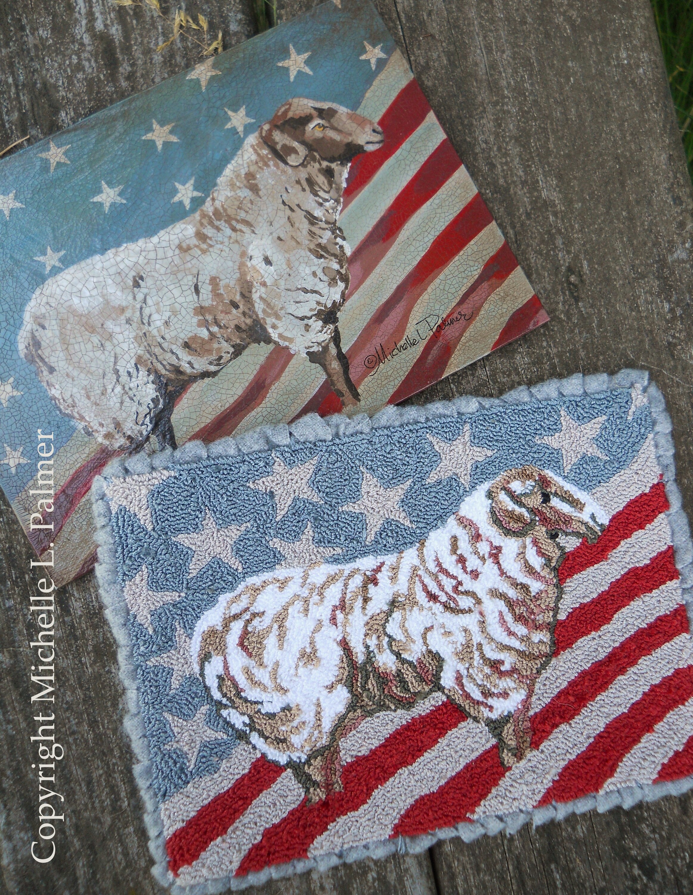 Punch Needle DIGITAL Download Jpeg and PDF PATTERN Embroidery Floss ...