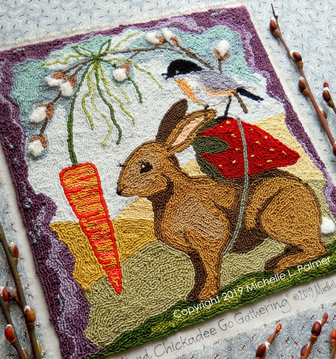 Punch Needle Embroidery Pattern DIGITAL Instant DOWNLOAD Jpeg and PDF ...