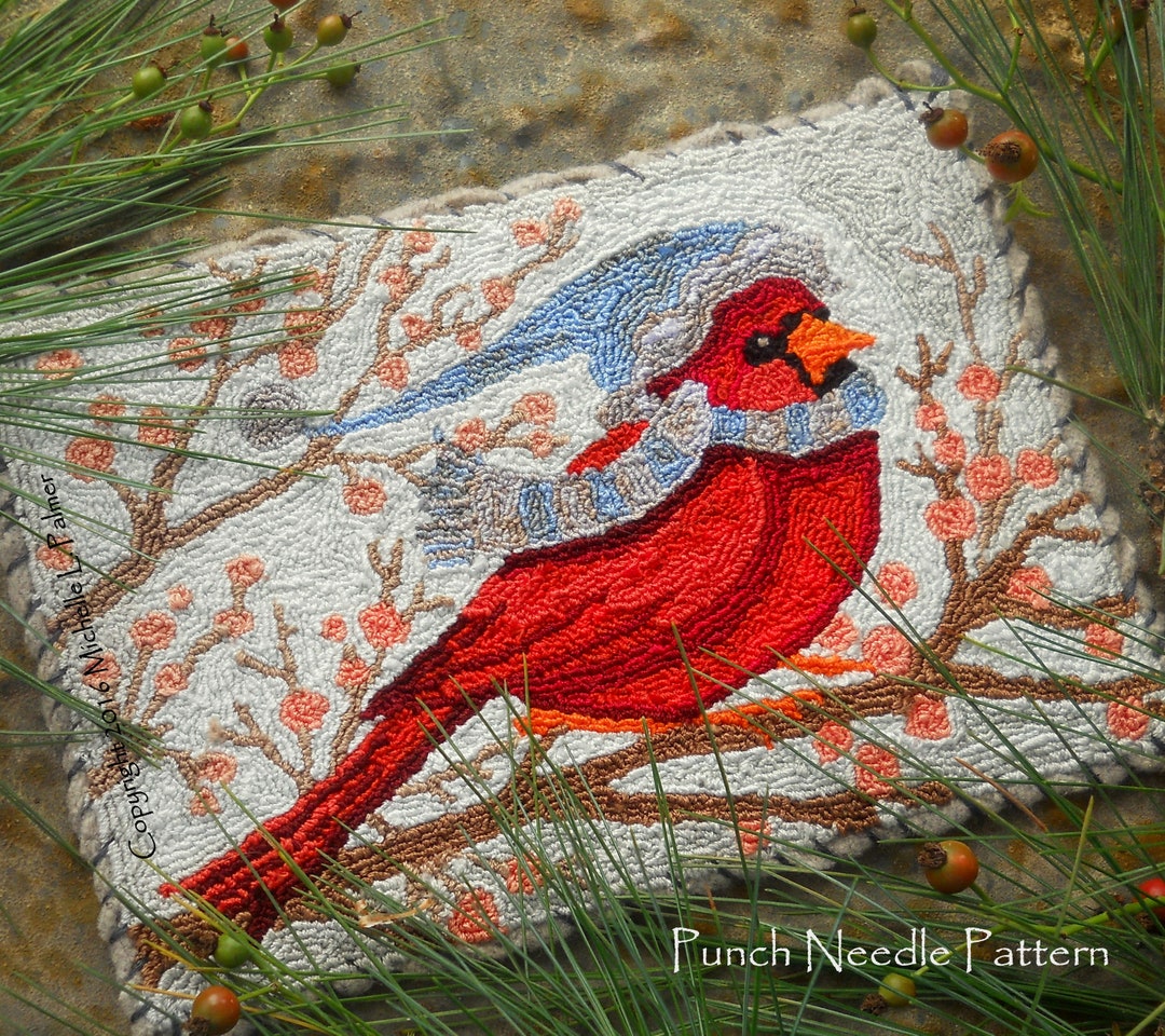 Punch Needle Embroidery DIGITAL Download Jpeg and PDF PATTERN Michelle ...