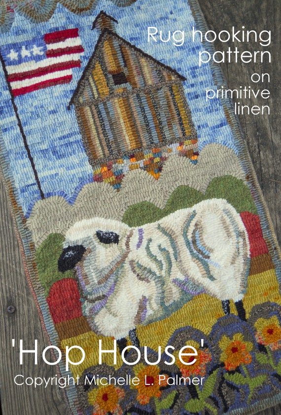 Hop House Genesee Country Village Rug Hook Hooking Pattern Etsy