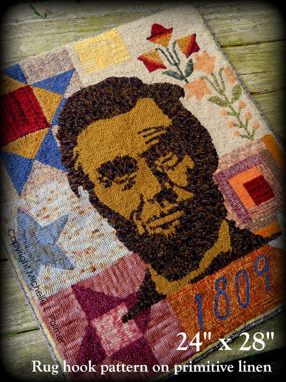 Abe Abraham Lincoln Quilt Log Cabin Ohio Star Americana Prim Etsy