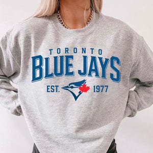 Blue Jays basebolltröja, Toronto lagsupporterkläder, vintage basebollsupportertröja, Toronto Blue Jays-tröja, Blue Jays unisex-tröja