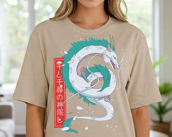 千と千尋の神隠し ハク シャツ、スタジオジブリ アニメTシャツ - Etsy 日本