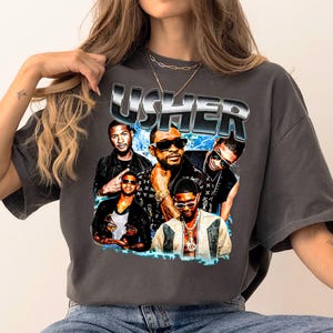 トップス vintage 1997 Usher My Way Rap Tee RARE 1997 VINTAGE “USHER - MY WAY, NICE & SLOW” RAP TEE