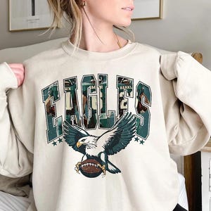 Felpa da football dei Philadelphia, maglietta Philly Eagle, girocollo Sundays are for the Birds, felpa Eagle, maglia da football universitaria Bird Gang