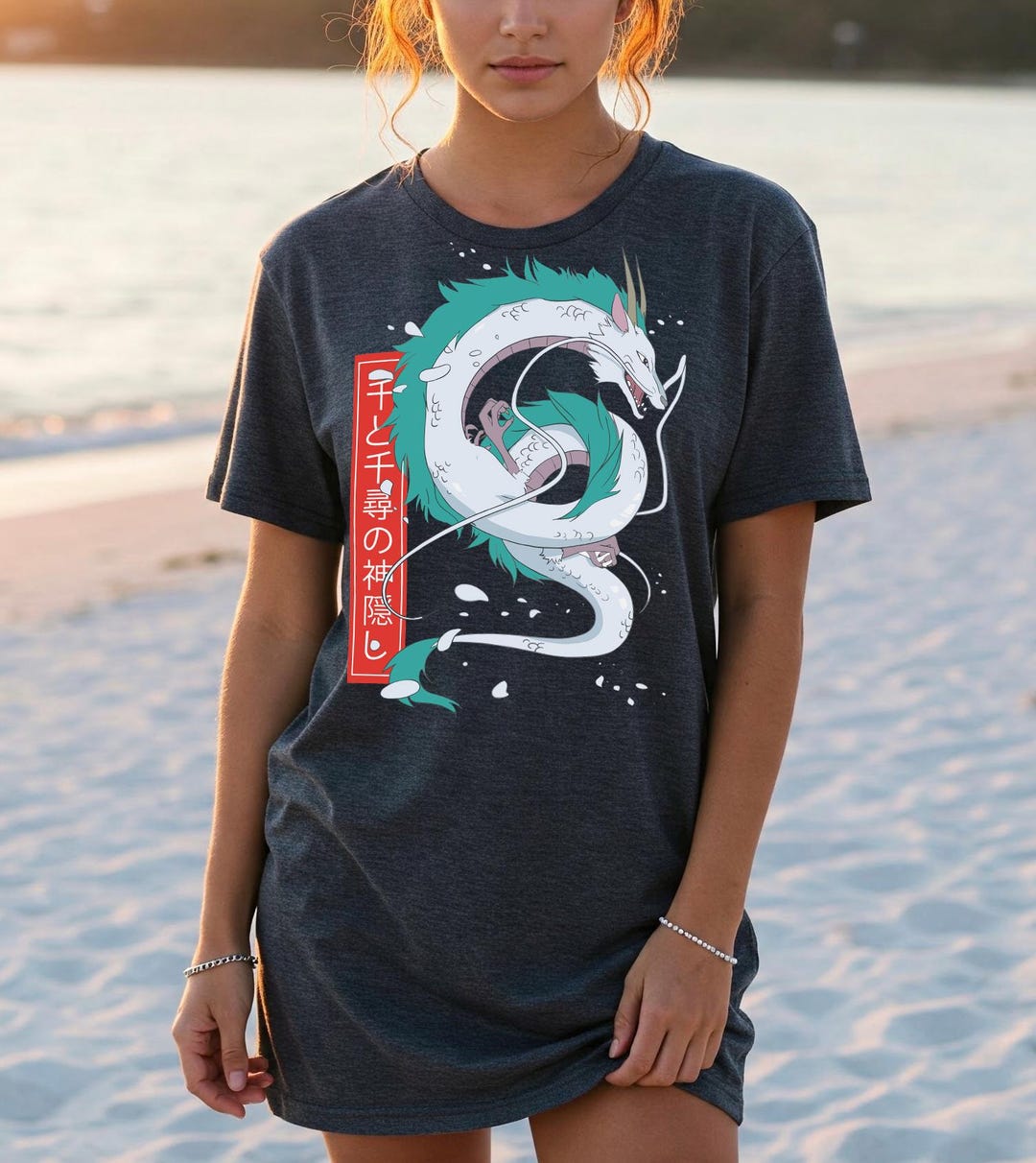 千と千尋の神隠し ハク シャツ、スタジオジブリ アニメTシャツ - Etsy 日本