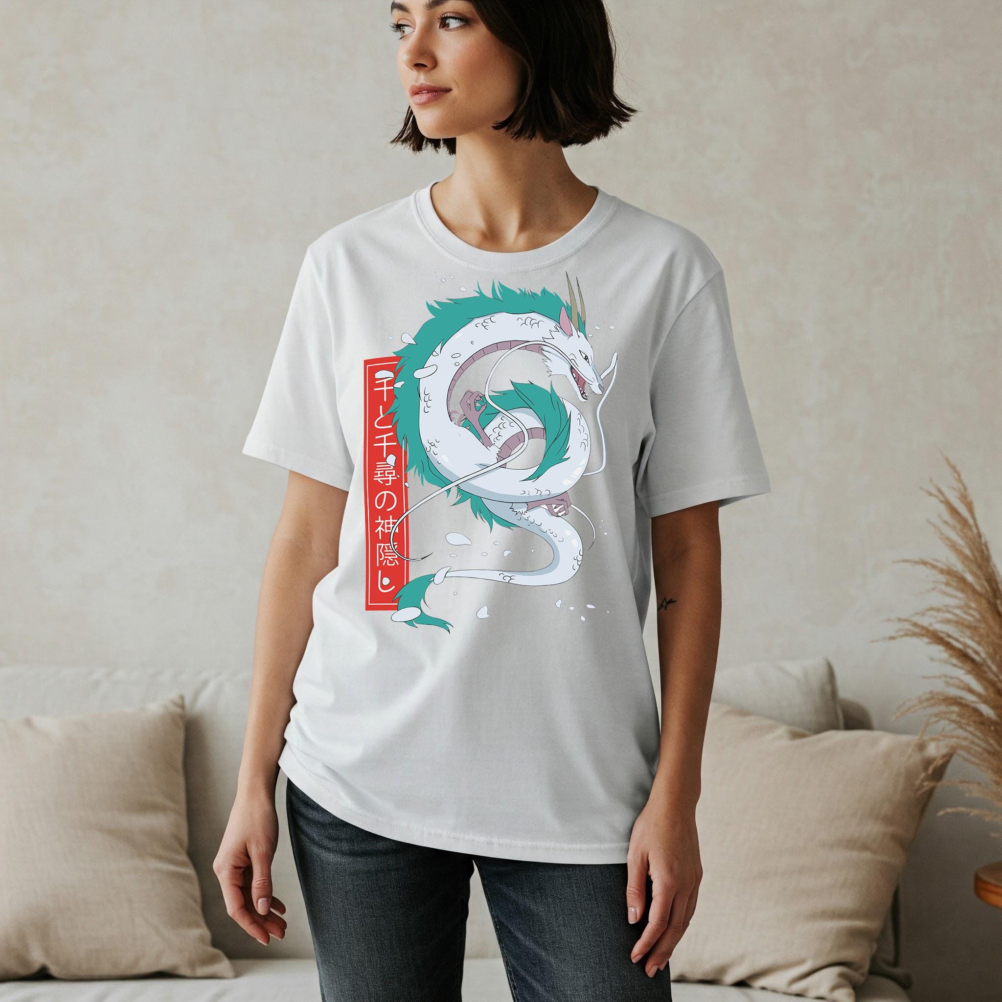 千と千尋の神隠し ハク シャツ、スタジオジブリ アニメTシャツ - Etsy 日本