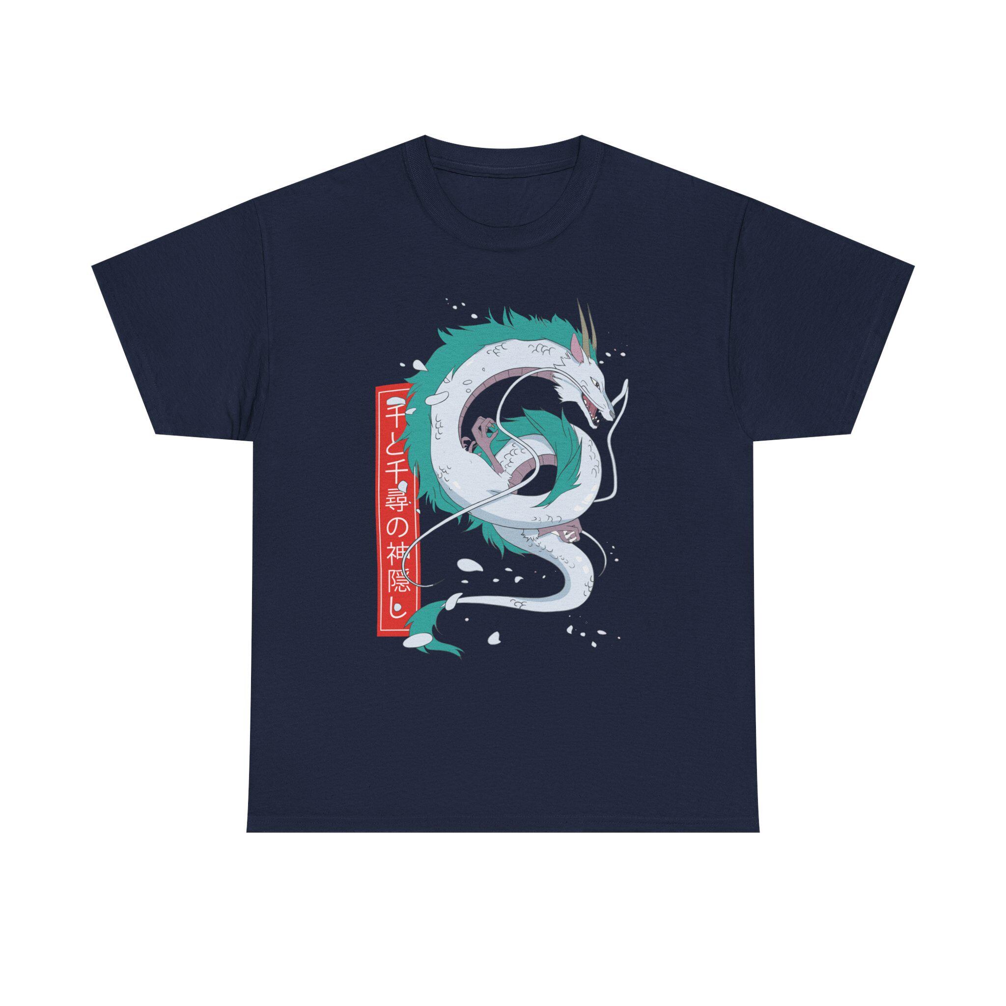 千と千尋の神隠し ハク シャツ、スタジオジブリ アニメTシャツ - Etsy 日本
