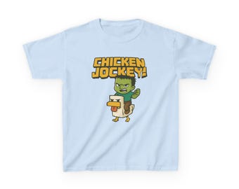 Minecraft Movie Chicken Jockey Black T-Shirt | Kids | George At ASDA