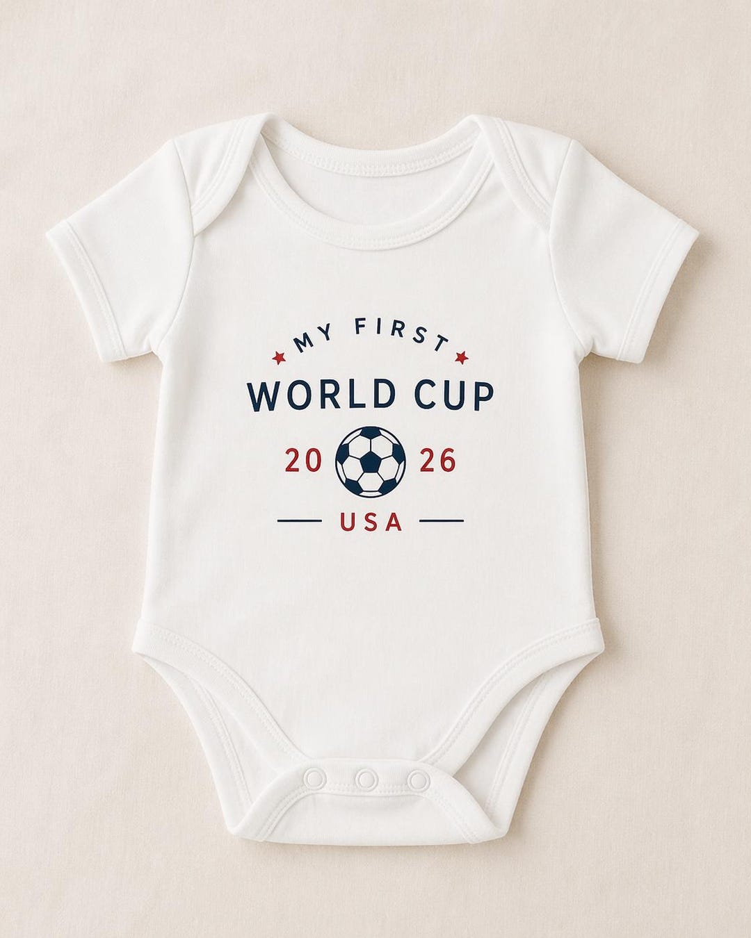 Baby World Cup 2026 USA Soccer Onesie, Cotton Bodysuit - Etsy
