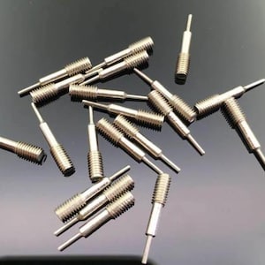 50Pcs Watch Band Link Pins Set, Carbon Steel, Durable Spring Bars for Strap Replacement Parts, Repair Tools, Jewelry  Assembly, Model Making