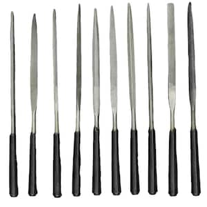 Metal Needle Files, 5-10pcs/Set, Plastic Handle, Easily Gripping, for DIY Handmade Craft, Jewelry Diamond, Carving, Polishing, Jeweler Tool