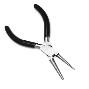 Pliers, Carbon Steel, Precision Round/Square Nose Looping, Jewelry Beading, Wire Forming Tool, Jump Rings Crafting, Eye Pin Making Accessory
