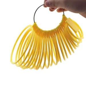 Bangle Sizer, Plastic, Bracelet Measuring Tool, Wrist Size Gauge, Sizing Essentials, Workshop Jewelry Making, Adjustable Fitting Accessories