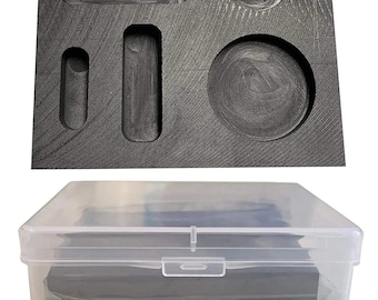 High Purity Graphite Ingot Mold for Gold Silver Brass Aluminum Metal Melting, Casting Refining Scrap Bar, Coin, Smelting Precious Metal Tool