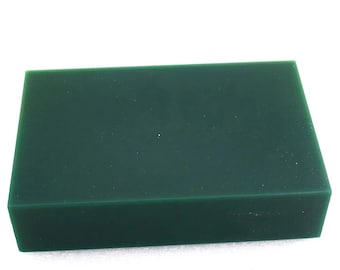 Grönt carvingvaxblock, smyckesdesign, modelltillverkning, skulpteringstillbehör, gjutning av viktiga material, precisionsprototyptillverkning, gör-det-själv-formar