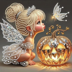 Fairy Princess Pattern Diamond Painting, 5D Special Shaped Art, DIY Rhinestones Crystal Embroidery Accessories, Home Wall Decor Gifts Making