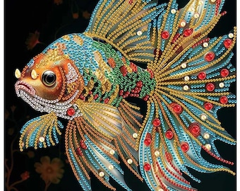 Fai Da Te 5D Diamond Painting Kit Completo Tartaruga di mare Pittura Diamante Kit per Adulti e Bambini, Ricamo Strass Diamante Arte Artigianato per Casa e Pareti Decorazione Round Drill 40x60cm