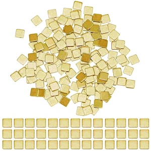 Solder Chips, 150pcs, Gold Plated Copper, Pre-cut Jewelry Soldering Contacts, Electrical Connections Repair, DIY Metalwork Welding Materials