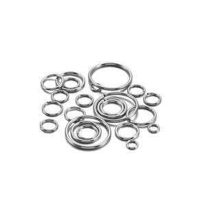 1050pcs Open Jump Rings, Stainless Steel, Various Sizes, DIY Jewelry Making, Crafting Accessories, Keychain Component, DIY Beading Connector