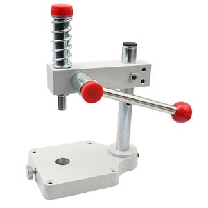 Metal Hand Press Machine, Buttons Maker for DIY Leathercraft, Covered Fabric, Rivet Pearl, Bags, Jeans Stamping Tool, Sewing Accessories
