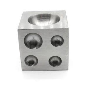 Dapping Block, Mini Square Steel, Jewelry Shaping, Doming Tool, DIY Metal Forming, Metalworking Accessories, BeadsDecorative Elements Making
