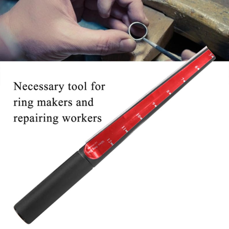 Ruler Wrapper Wax Ring Sizer With Scale, Durable Ruler, Mandrel, for DIY Handmade ...