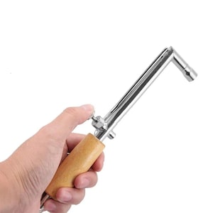 Adjustable Flame Brass Gas Torch, Stainless Steel, Wooden Handle, Various Sizes, Jewelry Soldering, Welding Tool, DIY Metalworking Accessory