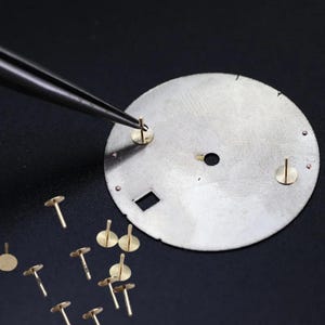 Universal Watch Dial Pins, 5/10/20pcs, Copper Material Fixed Locating Feet Accessories, Replacement Parts, Wristwatch Restoration Essentials