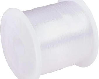 Beading Thread, Clear Transparent Nylon Fishing Line, Invisible Jewelry Design Making String Accessory,DIY Craft Bracelet Stringing Material