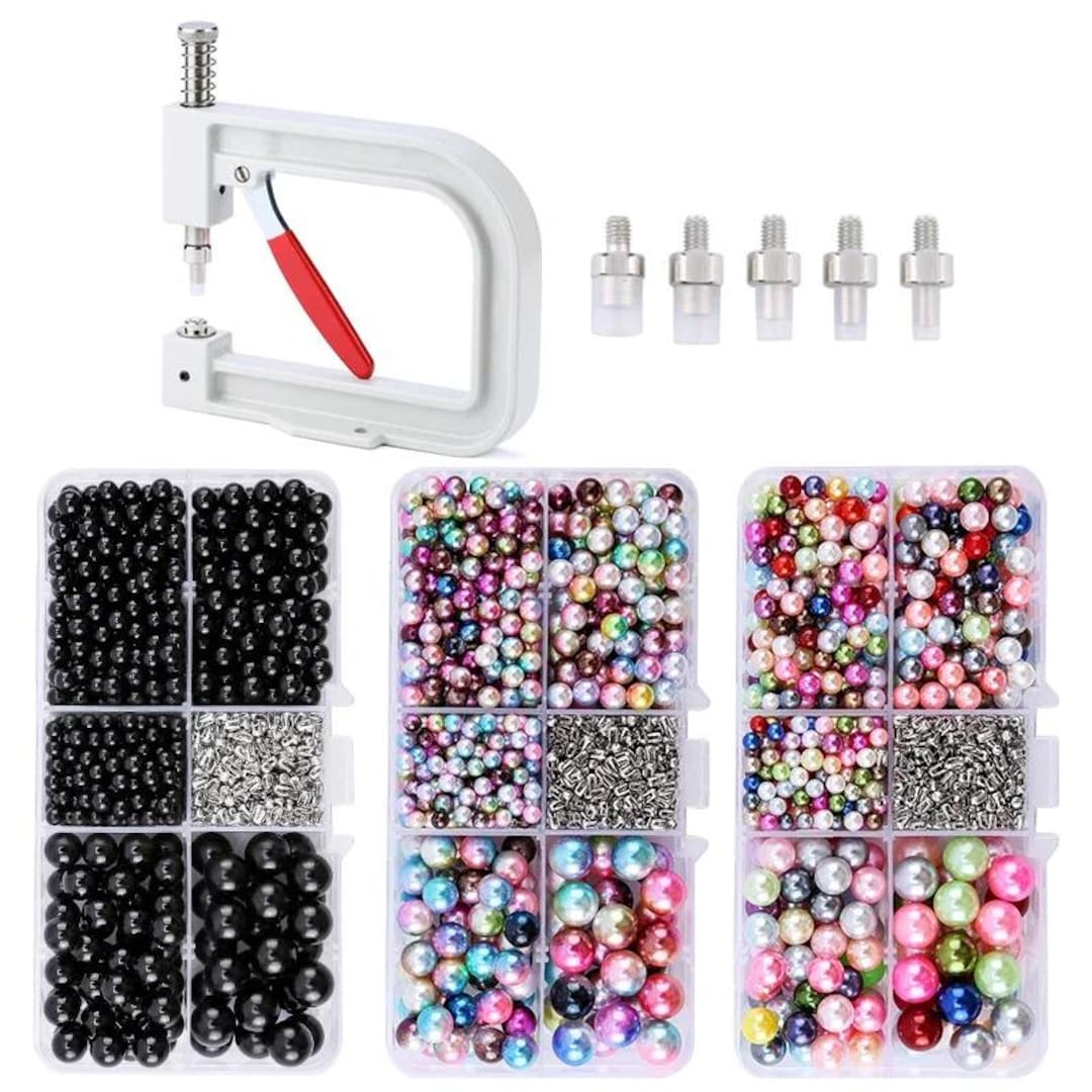 Manual Pearl Rivet Setting Machine, DIY Hand Press Tool, Clothes Shoes ...
