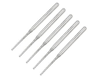 5pcs, Diamond Coated Drill Bits, Heavy Duty Steel Handle, for Jewelry Making, Hole Maker Punch, Etching, Engraving, Drilling Glass Bottles