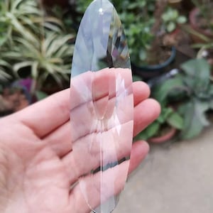 Faceted Crystal Prism Pendant, Bird Nest Cut Glass, DIY Chandelier Part, Suncatchers Making Accessories, Window Home Hanging Decor Ornaments