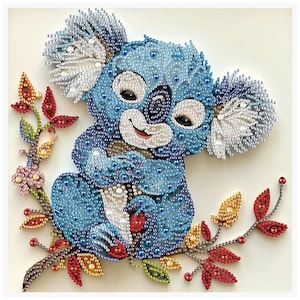 DIY Sloth Diamond Painting Kit, Special Shape Rhinestone Art, Crystal Embroidery Accessories, Home Artwork Wall Decoration, Gift Idea Making